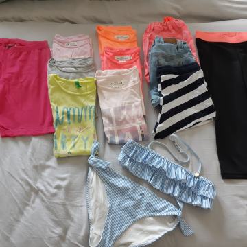 lepa in ohranjeno oblačila za deklica 146-152 (h&m; Benetton,..) razno