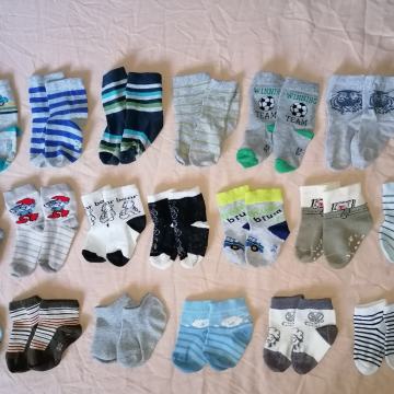 Nogavice za fantka št.19-22 (20 parov)