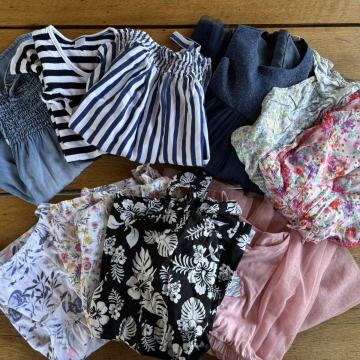 Obleke za deklice, za poletje, številka 104