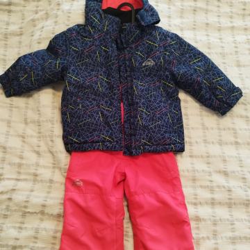 Otroške smučarske hlače in bundica, komplet za punčko št. 92