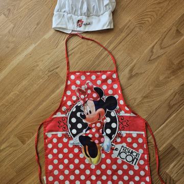 OTROŠKI KUHARSKI PREDPASNIK IN KAPA MINNIE