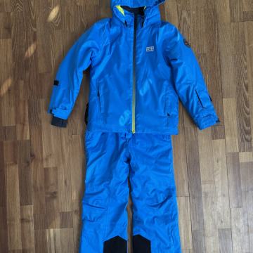 Otroški LEGO komplet, smučarska bunda in hlače, kombinezon št. 128