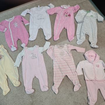 Plišasta oblačila  (pajaci+jopa) št. 68