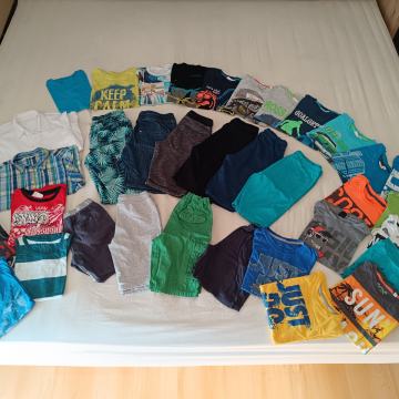 Poletna oblačila za fanta, 134/140, (36 kom), odlično ohranjena