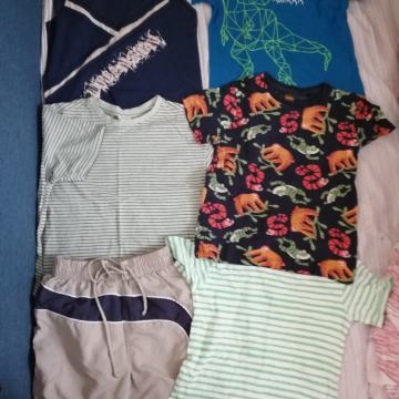 Prodam komplet poletnih oblačil 122-128/7-8let