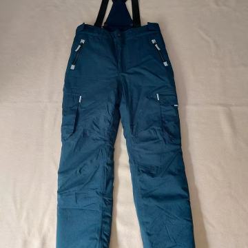 smučarske hlače modre barve, številka 140, Yigga