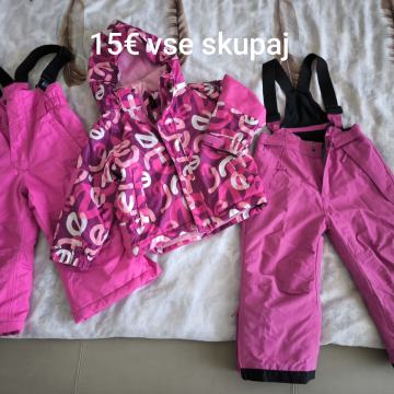 Smučarske hlače in bunda za punčko št.92 (Etirel)