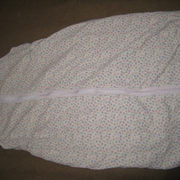 Spalna vreča  z rožicami, dolž vreče 75cm, bombaž