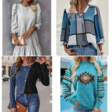 S-M nova oblačila. Obleka majica bluza pulover