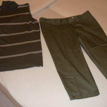Prodam ŽENSKE KAPRI HLAČE IN ŽENSKI TOP
