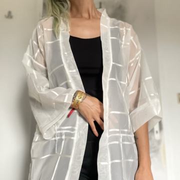 Ročno izdelan kimono - halja za na plažo