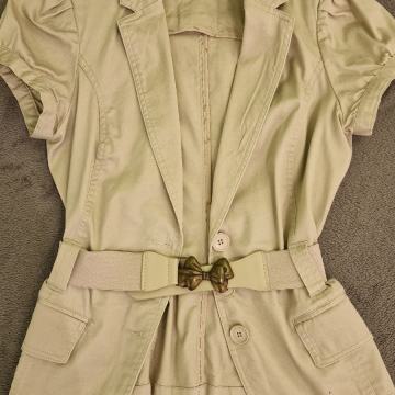 Teliran brezrokavnik bež barve