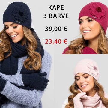 Ženska kapa in baretka, NOVO, Proizvedeno v EU