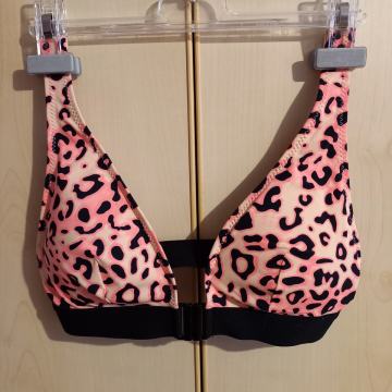 Zgornji del ženskih kopalk, leopard, XS