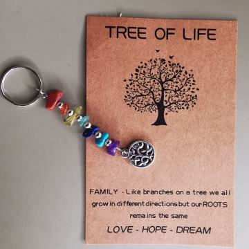 čakra obesek, drevo življenja