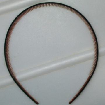 Dekliški ali ženski obroč za lase, rjav, rahlo prozoren