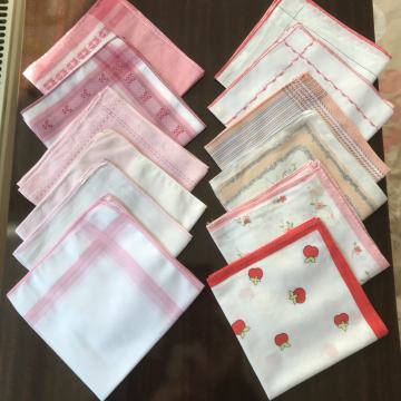 Dekliški bombažni robci - ducat (12 kosov)