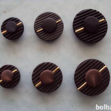 gumbi vel. 28, 23, 18 mm za plašč kostim obleko