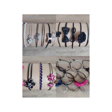 Različni obroči za lase - 23 kom