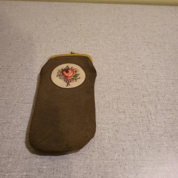 ŽOK ZA OČALA usnjen z gobelinom