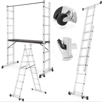 Mobilni aluminijasti oder, lestev - 2x8 prečk, 3 v 1  BREZPLAČNA DOSTA