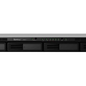 Synology RS812 4-Bay Rack NAS 1U, 2x LAN, eSATA, USB