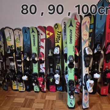 Otroške smuči 70 80 90 , 110 120 130 140 ,.. 150 cm in Mladinske 138cm
