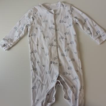 2x pajac / pižama za dojenčka, št. 74, CENA S POŠTNINO