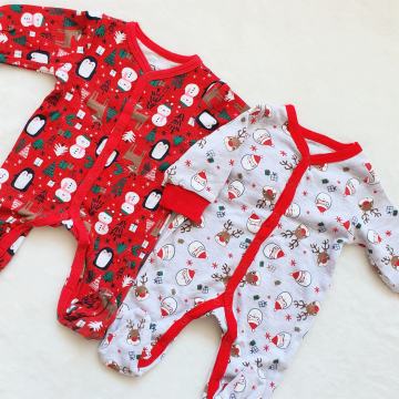 Bozični spalni pajacki pižamica 56 in 62