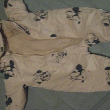 Dekliški zimski pajac-kombinezon-roza, Disney, vel.62-68
