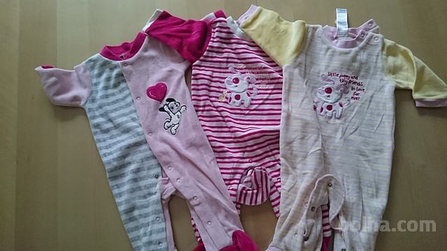 OBLAČILA DEKLICA (pajaci, hlače - 11 kos) 50 (pkt 88)