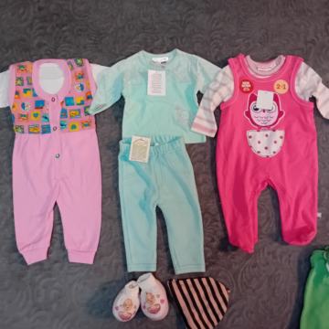 Prodam komplet za dojenčico št 50,56