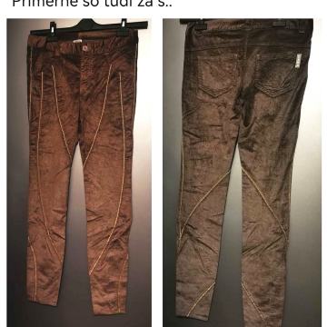 žametne hlače Deha, nenošene, xs, s