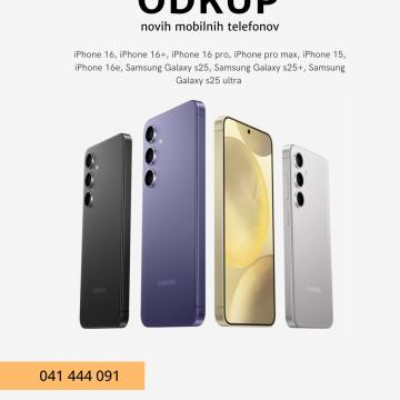 ODKUP Iphone 17 Pro Max **NAJBOLJŠE ODKUPNE CENE** takojšen odkup