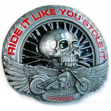 ASPHALT ATTITUDE Kolekcija Šnol-ZAPONK BIKER Buckle