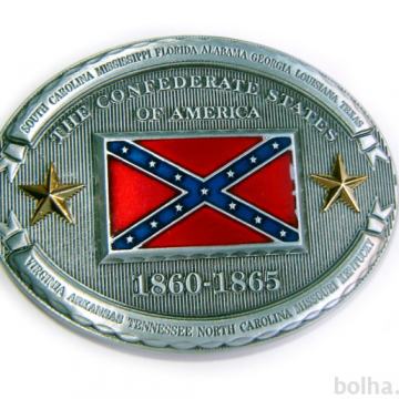 CONFEDERATE STATE - REBEL FLAG CSA Rockabilly Biker Konfederacijska...