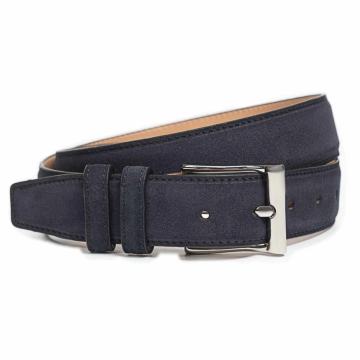 Meermin “Navy Alicante Suede” moški usnjen pas – velikost 85 cm