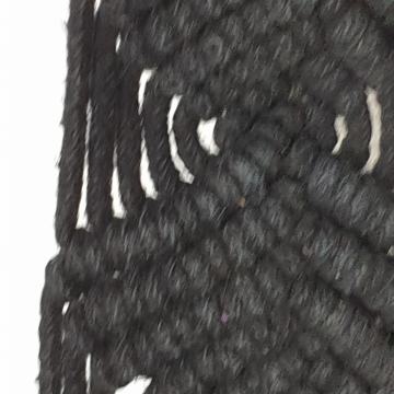 Nov črn makrame pas / Indija