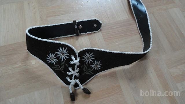 USNJENE NARAMNICE ZA HLAČE - LEDERHOSE - IRHARCE