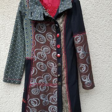 DESIGUAL PISAN PREHODNI PLAŠČ 36