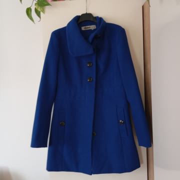 Dolga modra topla jakna  38/40