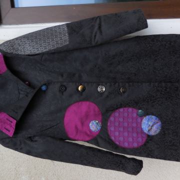 PORE OXYEN NOV ČRN PLAŠČ ALA DESIGUAL M