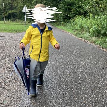 Dežni plašč za fanta 98/104 Rumeni barve