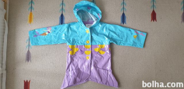 DEŽNI PLAŠČ KIDORABLE 3-4 in 4-5LET MORSKA DEKLICA