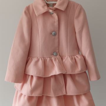 Monsoon otroški dekliški roza plašč št. 116, CENA S POŠTNINO