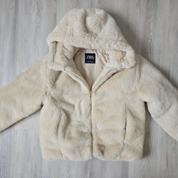 ZARA teddy bunda, plašček 152