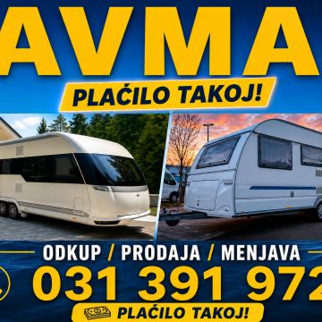 TAKOJ kupimo KAMP PRIKOLICO 031 39 19 72( na Hrv ali Slo)