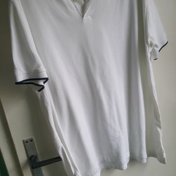 Bela Fruit Of The Loom L (velikost) polo majica s kratkimi rokavi