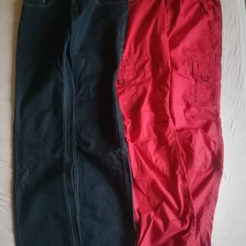 Moške hlače za pohodništvo in kavbojke, št L (50)