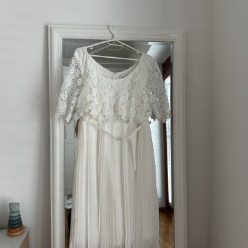 Nova nosečniška poročna obleka Seraphine (velikost M/L) Ivory